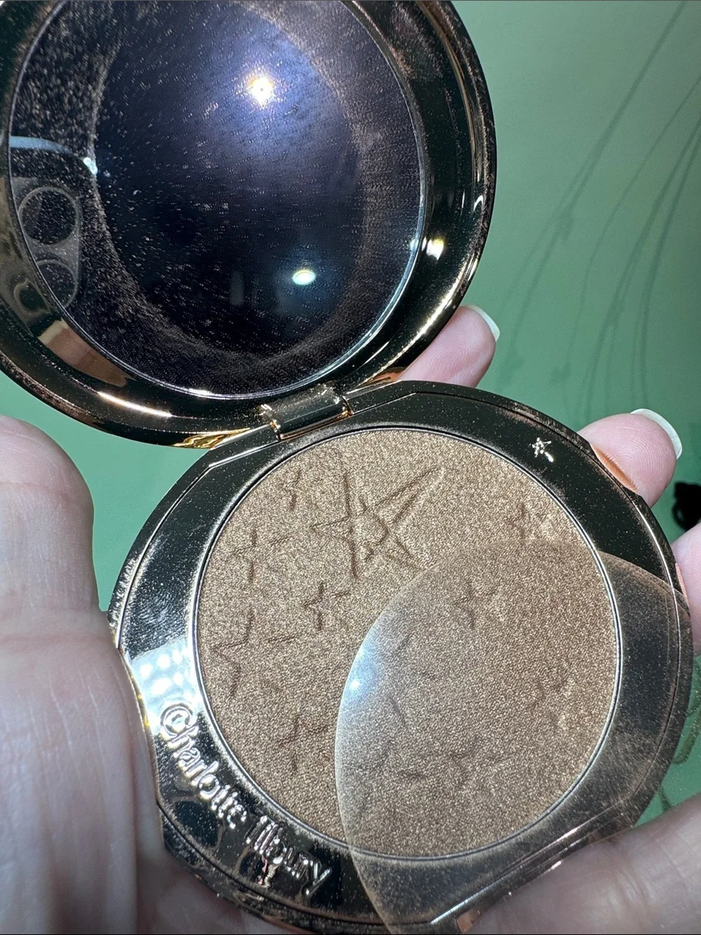 Bronze Glow Glide Face Architect Highlighter Compact & Pillow Talk Lip Liner